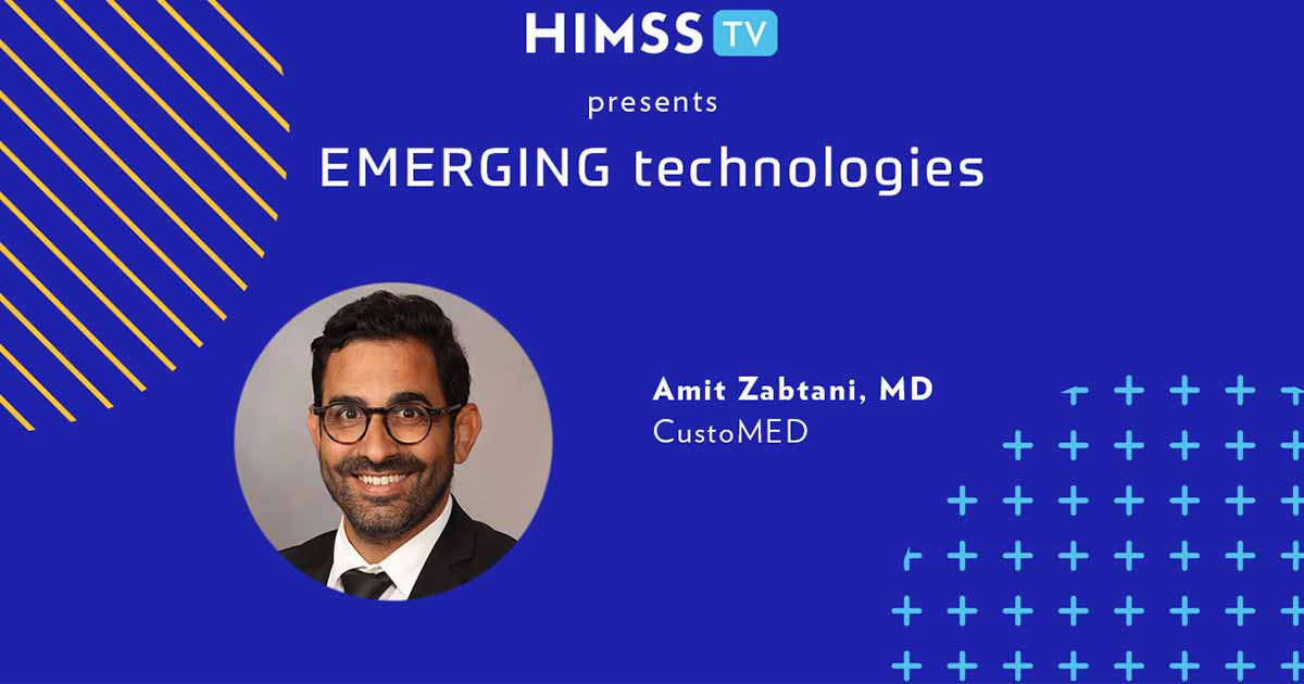 Dr. Amit Zabtani, CustoMed_Emerging Tech series, Season 2