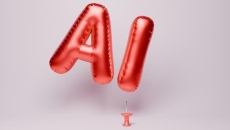 Digital representation of an AI bubble