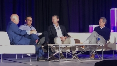 Alex Fair, Yaniv Sadka, Taylor Whitman and moderator Michael Greeley of Flare Capital Partners