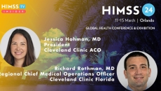 Dr. Jessica Hohman and Dr. Richard Rothman at Cleveland Clinic_Palm trees and skyscrapers in Orlando Photo by Gabriele Maltinti/iStock/Getty Images Plus