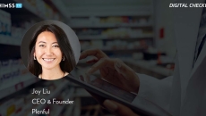 Joy Liu at Plenful_Pharmacist using tablet to take inventory Photo by Lyndon Stratford/iStock/Getty Images Plus