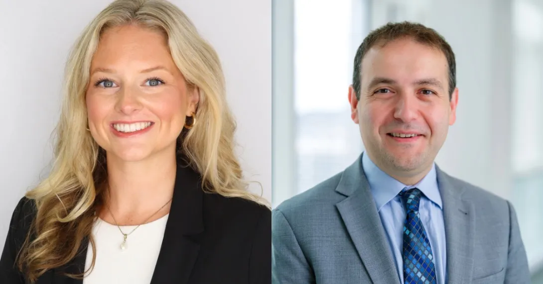 Taylor Galloway, digital transformation manager at Mayo Clinic, and Ugur Sener, associate professor of neurology at Mayo Clinic