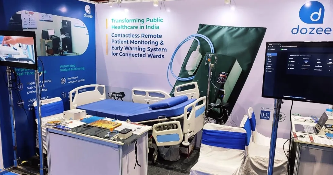 Dozee's contactless vital signs monitoring and alert system