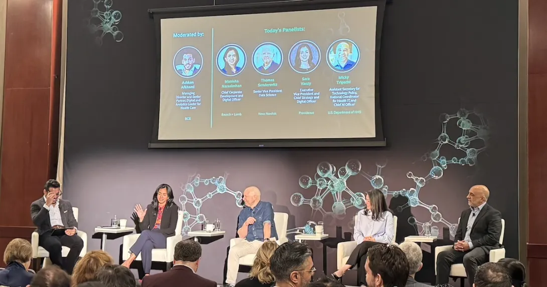 Panelists at Boston Consulting Group event