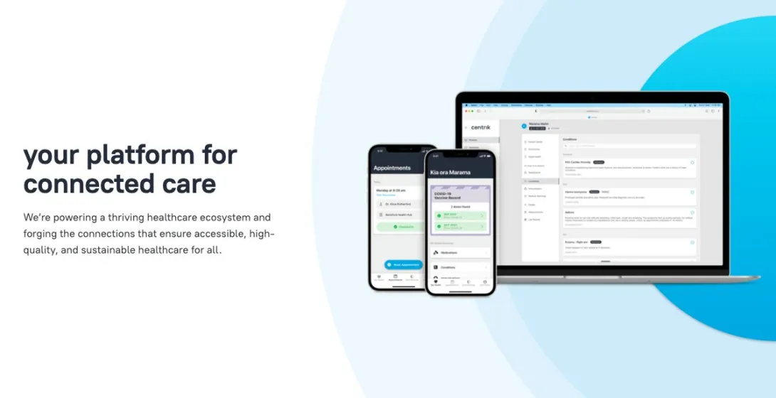 The Centrik connected care platform by Webtools Health